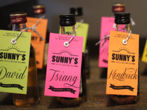 Personalized whiskey bottles